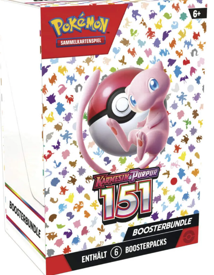 Pokemon Boosterbundle 151 Karmesin & Purpur Deutsch