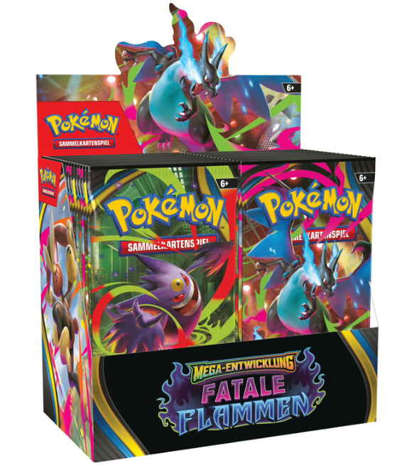 Pokemon Fatale Flammen Booster Display 36x Booster in Deutsch