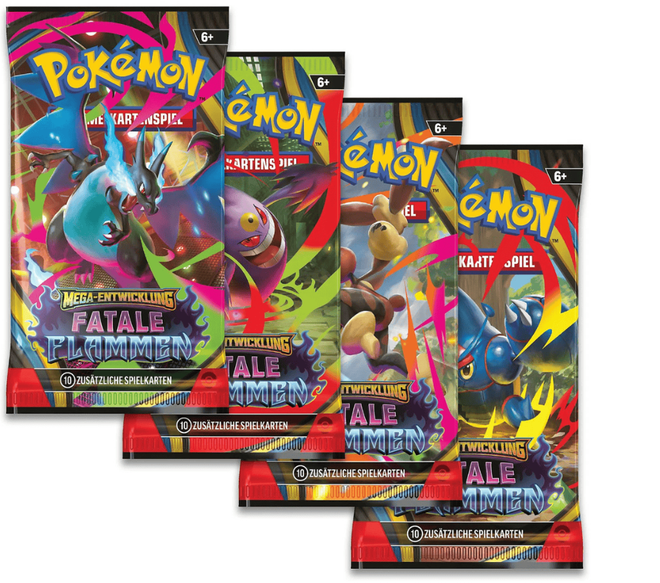 Pokemon Fatale Flammen Einzelbooster Sprache Deutsch