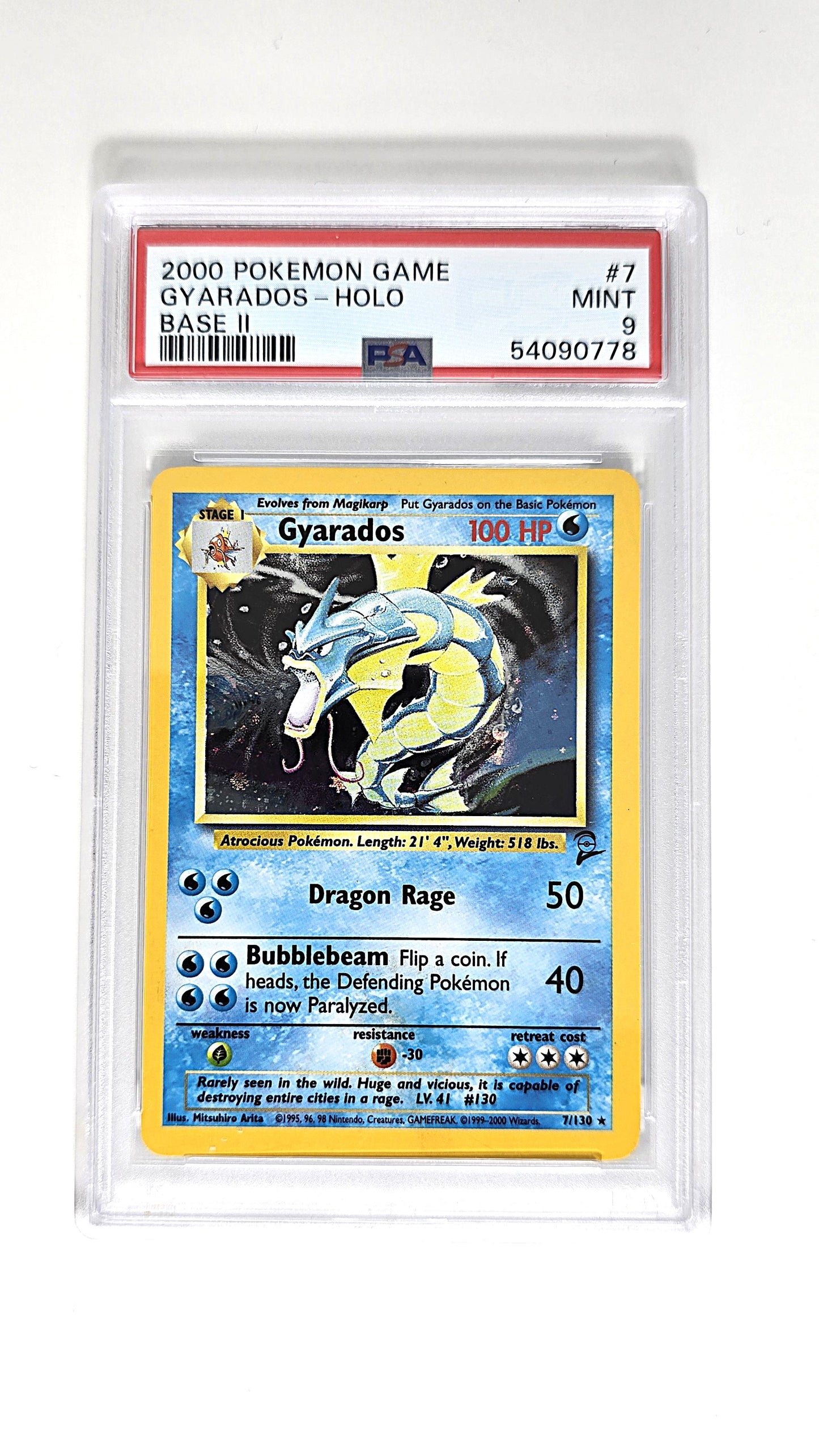 Gyarados(Garados) Base Set 2 PSA 9 English