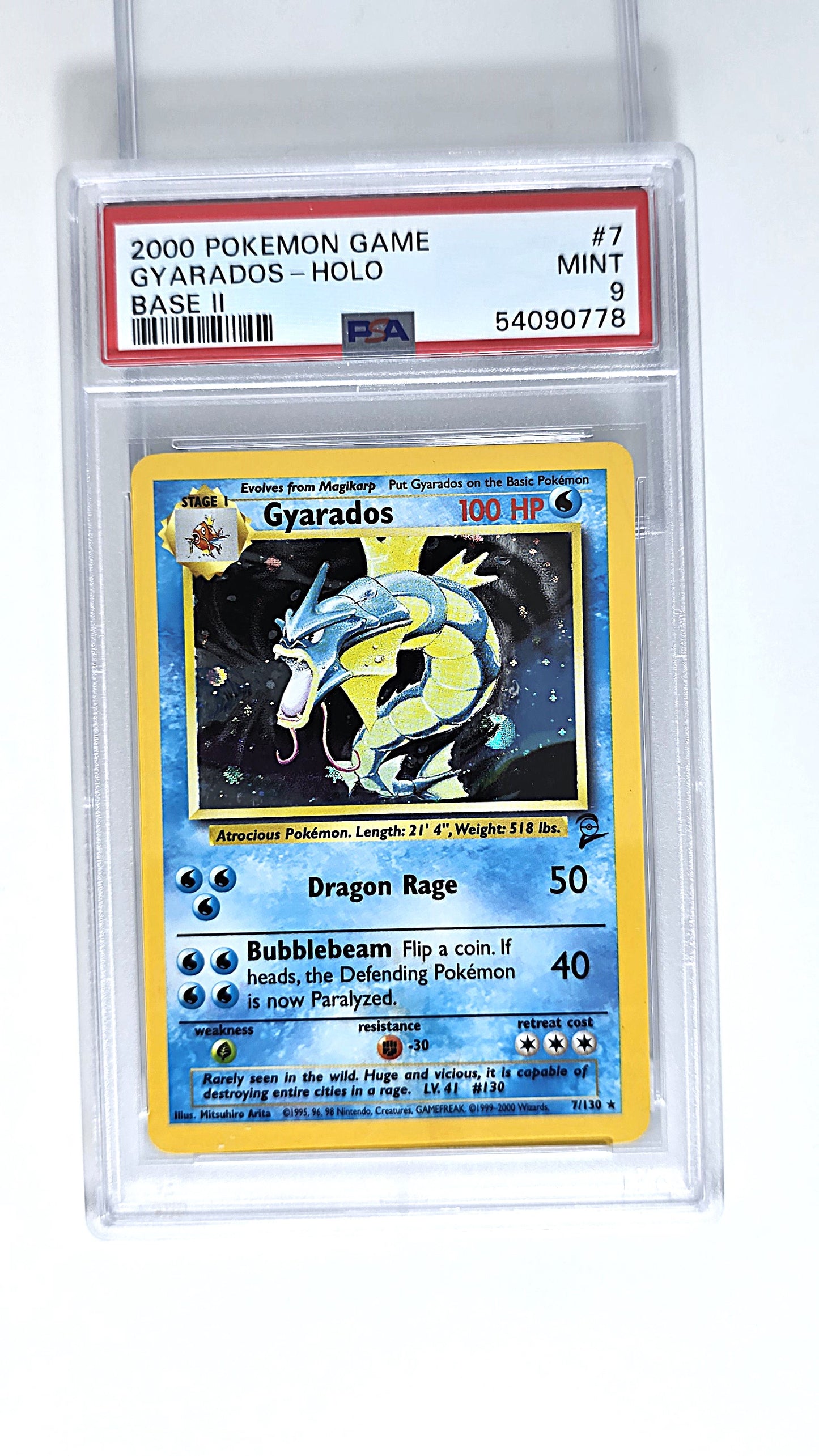 Gyarados(Garados) Base Set 2 PSA 9 English