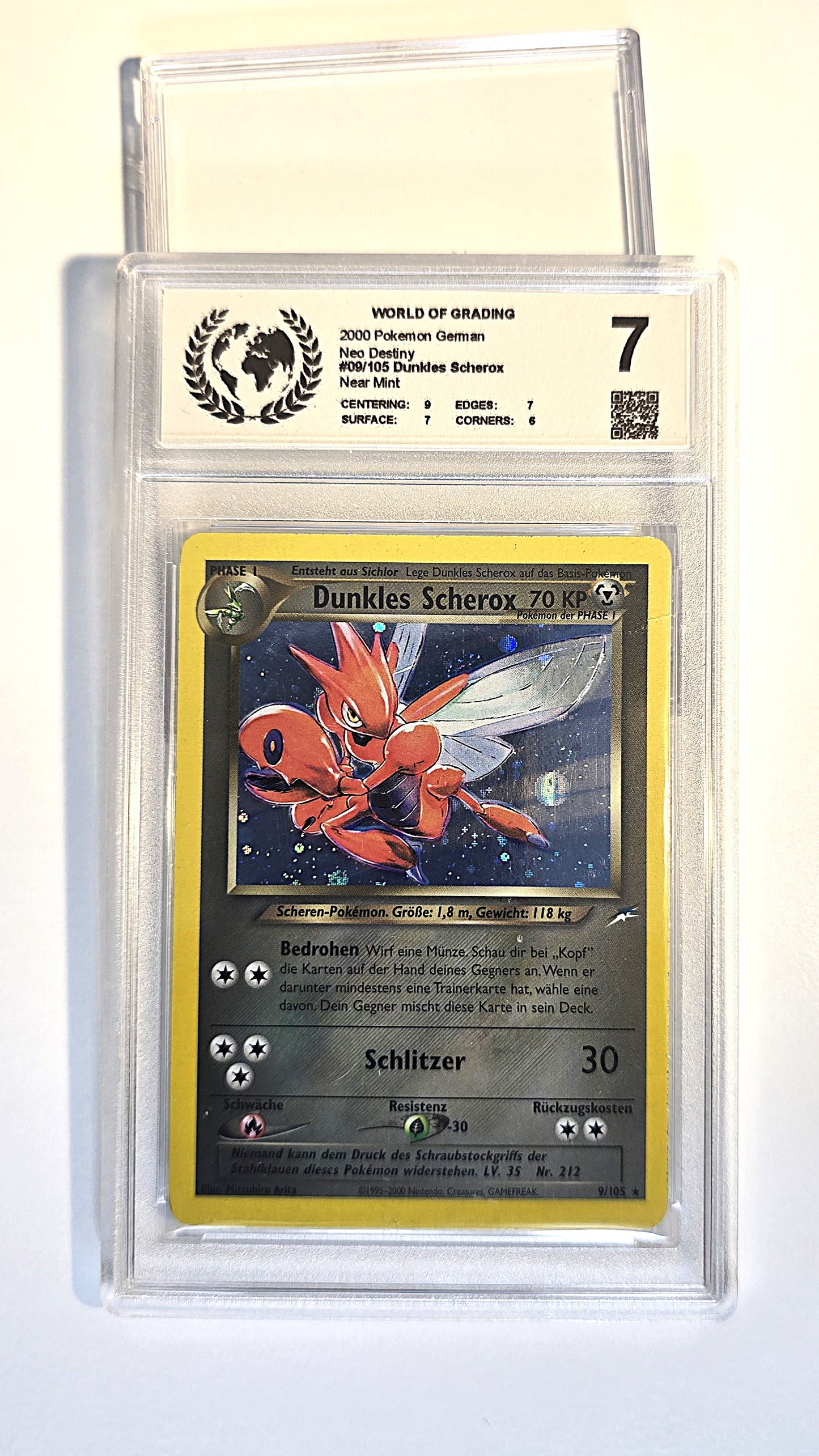 Dunkles Scherox Holo WOG 7 Deutsch