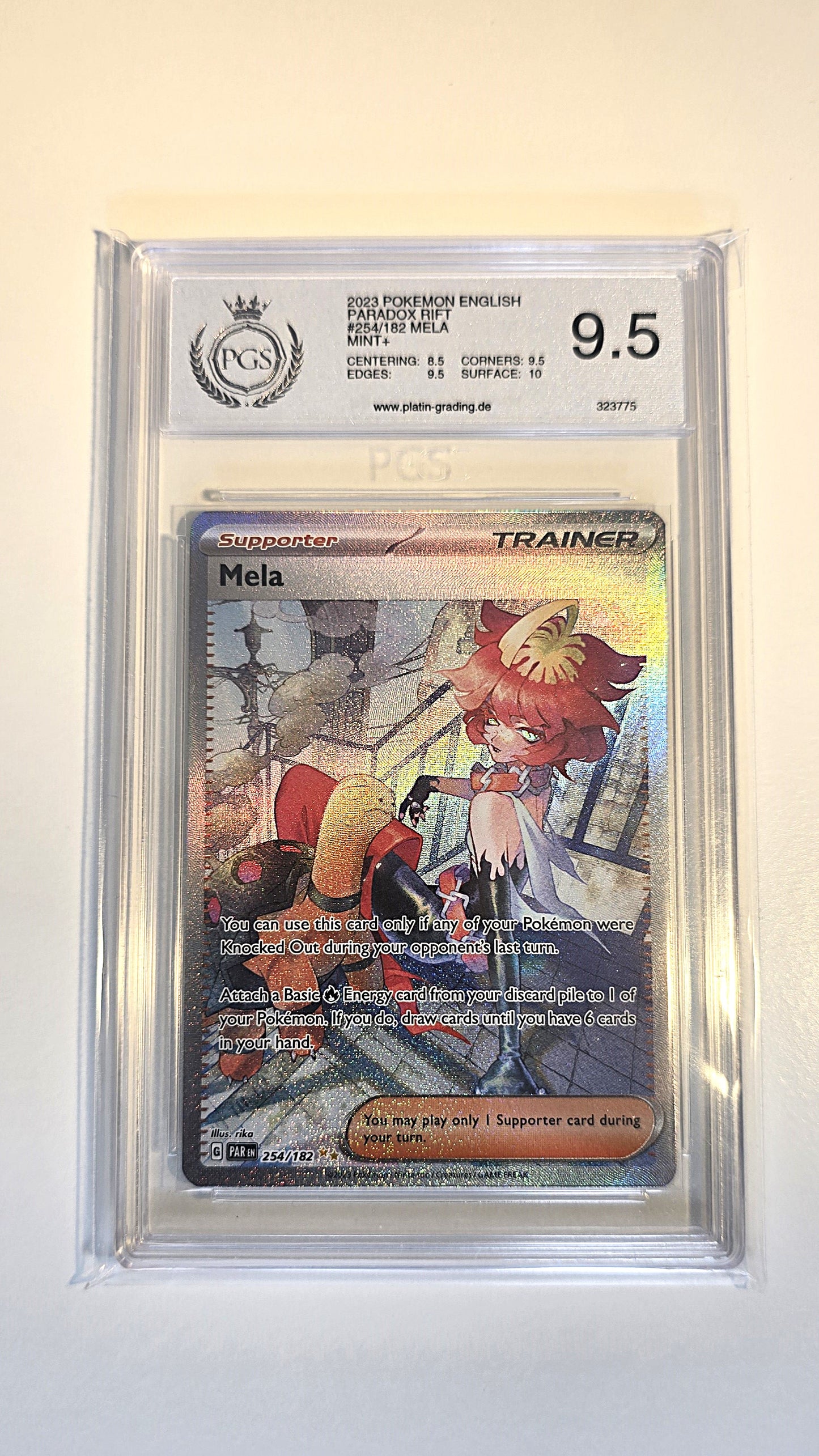 Mela Trainer ALT ART Paradox Rift PGS 9,5 English