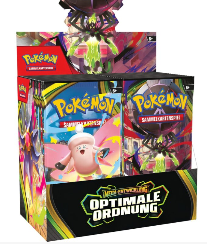 36 Booster Display Optimale Ordnung in Deutsch