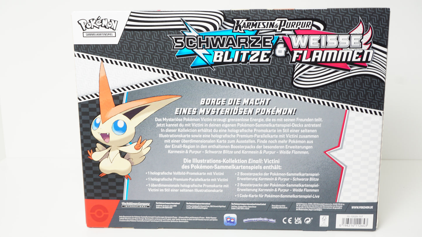 Pokémon Schwarze Blitze & Weiße Flammen - Victini Illustrations-Kollektion Deutsch