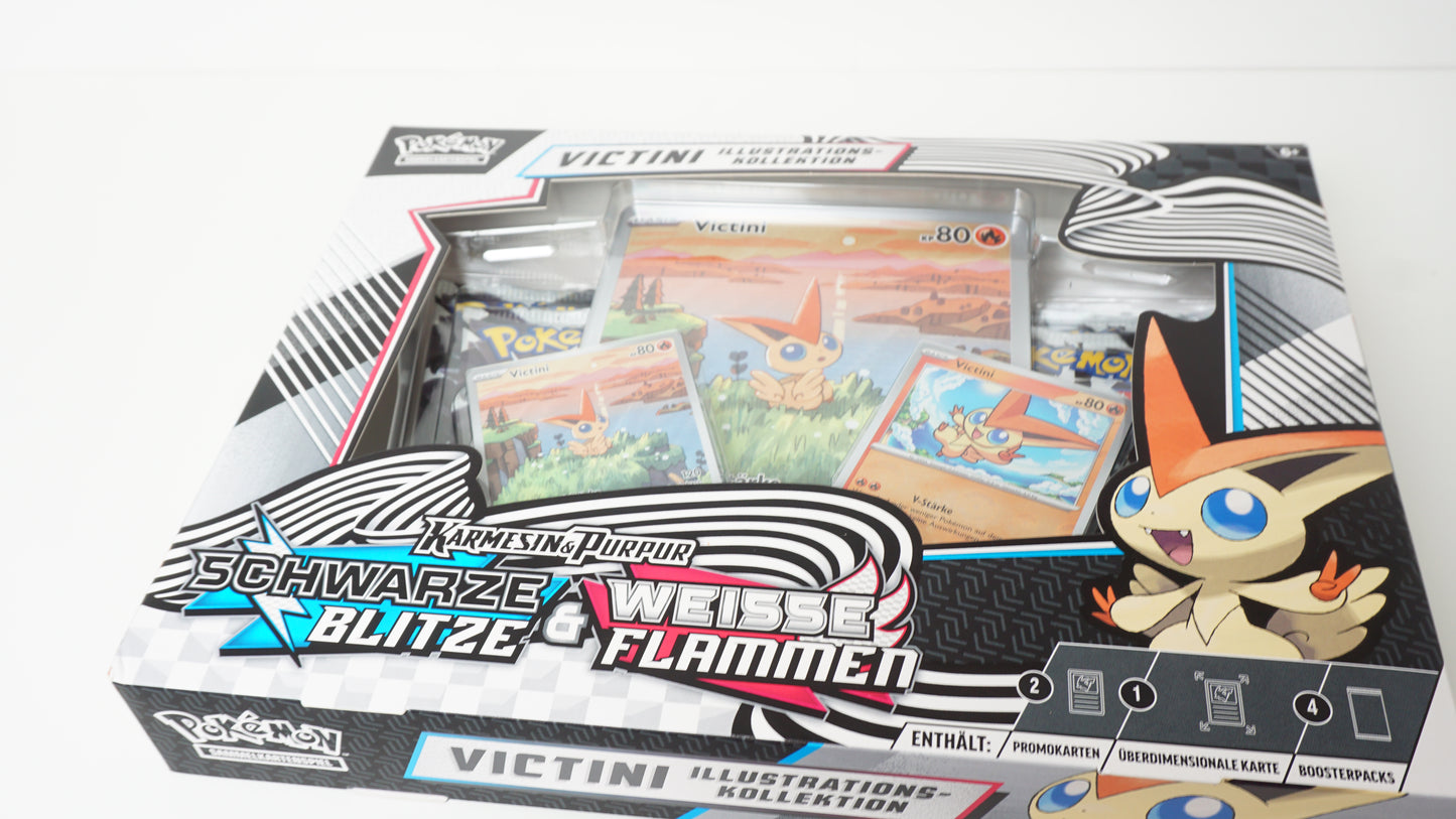 Pokémon Schwarze Blitze & Weiße Flammen - Victini Illustrations-Kollektion Deutsch