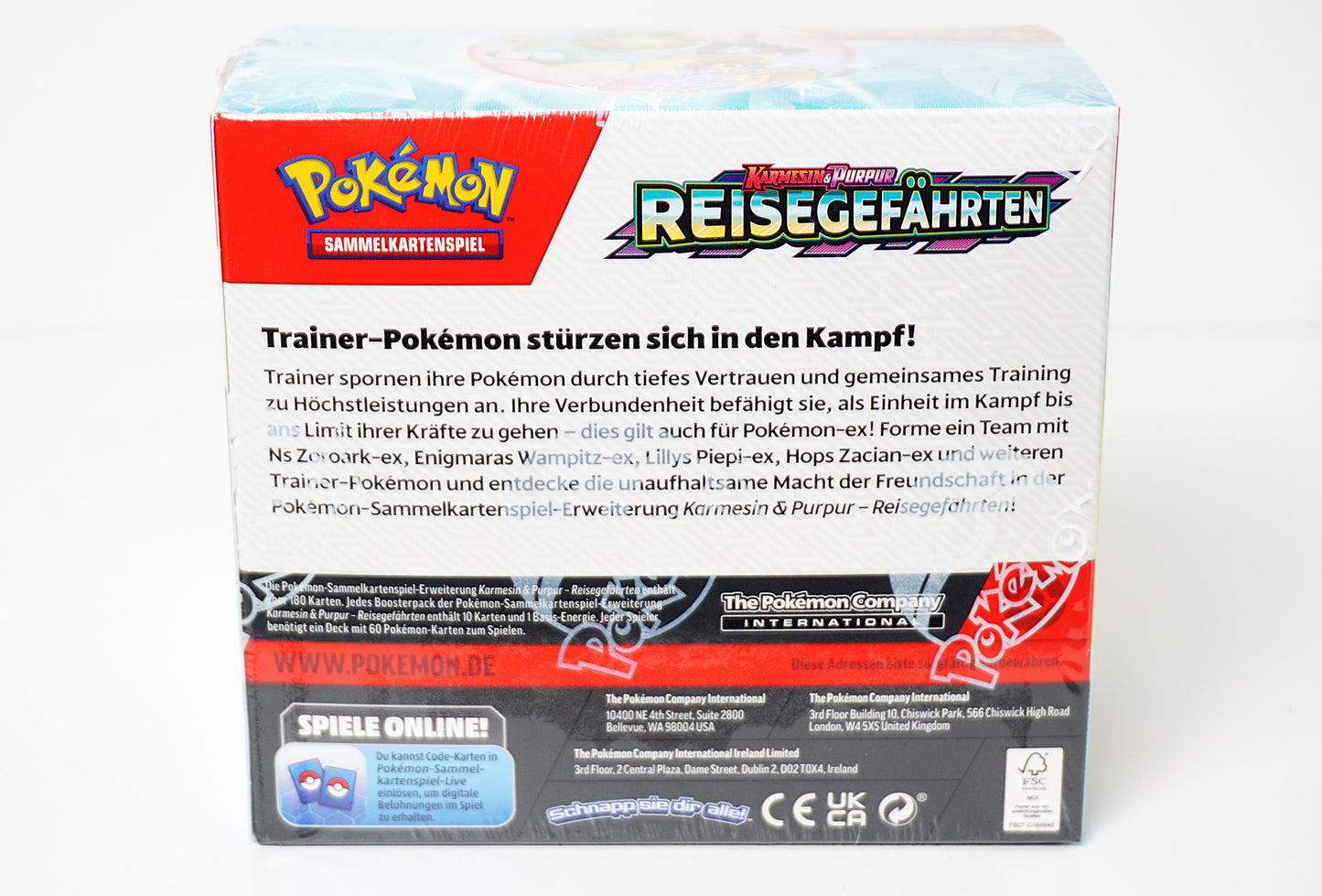 Pokemon Reisegefährten Display 36 Booster Sealed Deutsch