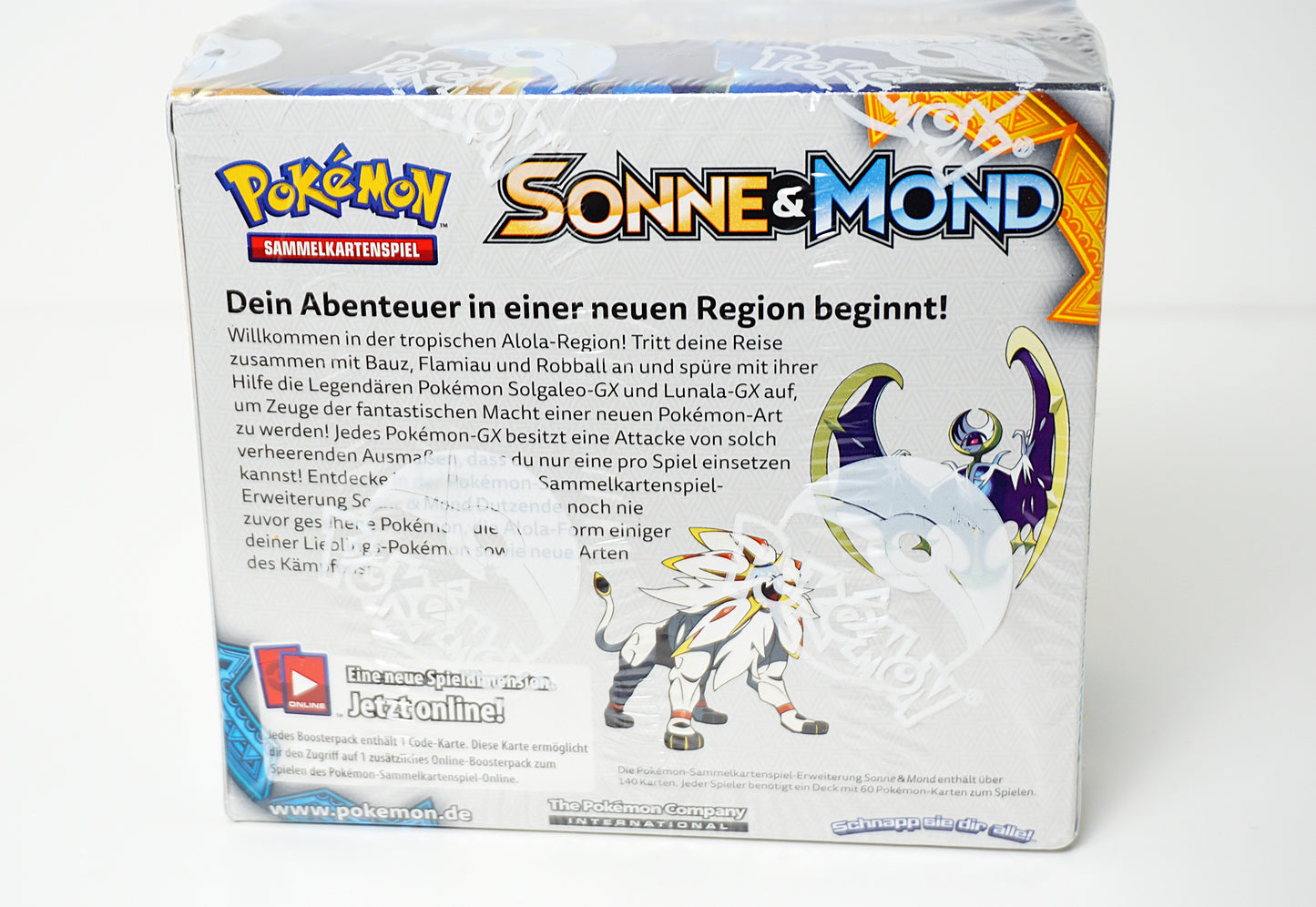 Pokemon Sonne & Mond Display 36 Booster Sealed Deutsch