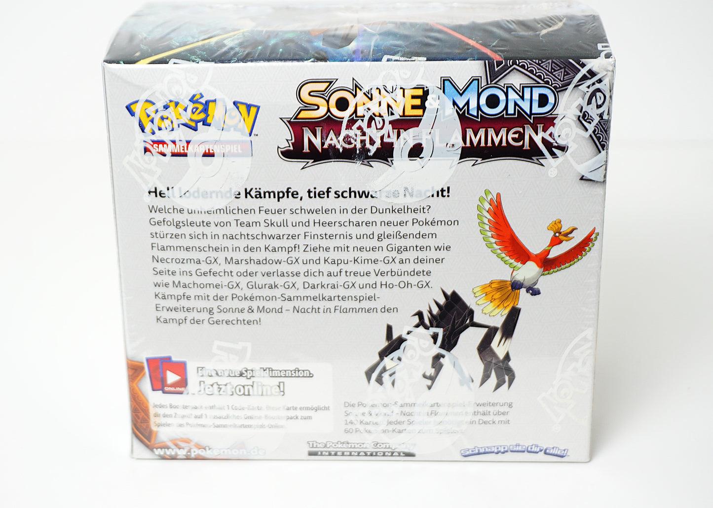 Pokemon Nacht in Flammen Display 36 Booster Sealed Deutsch