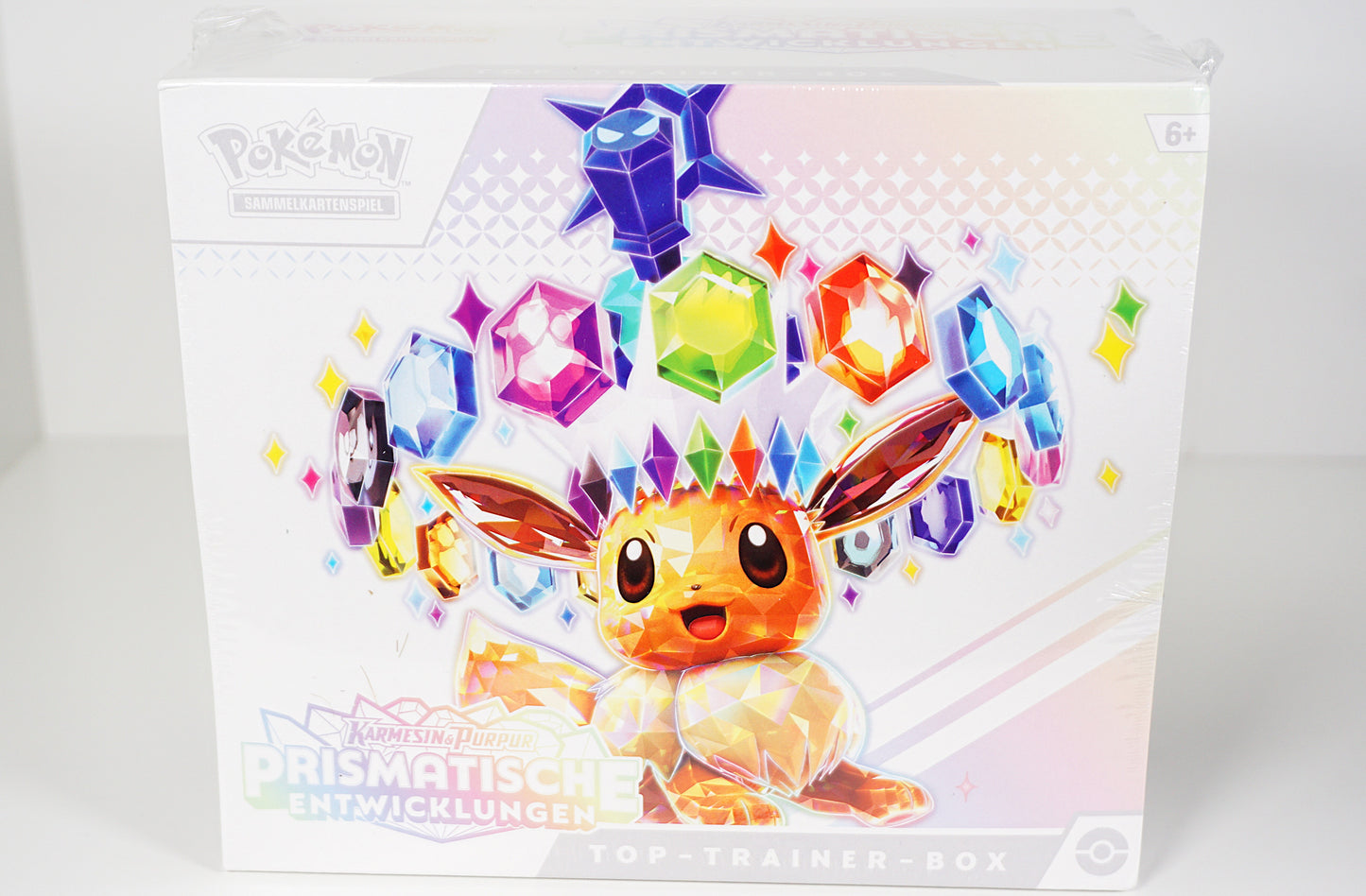 Pokemon Top Trainer Box Prismatische Entwicklungen Deutsch