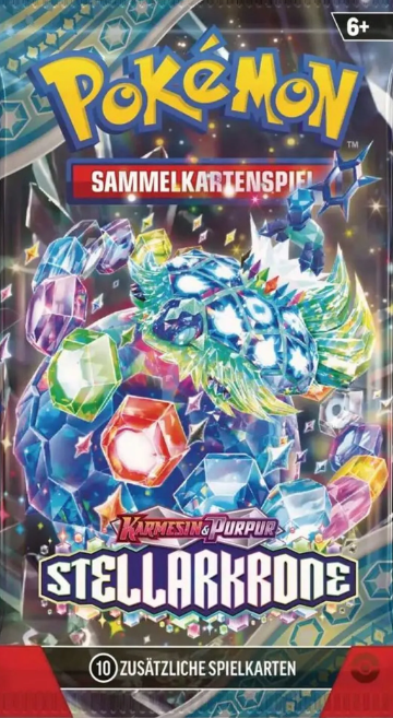 1x Pokemon Stellarkrone Booster Pack