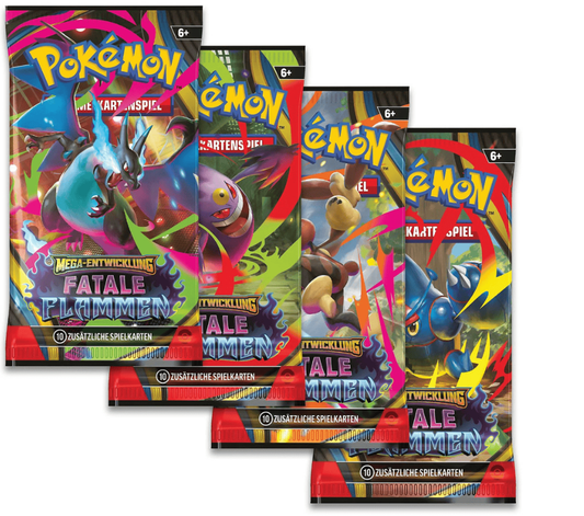 Pokemon Fatale Flammen Einzelbooster Sprache Deutsch