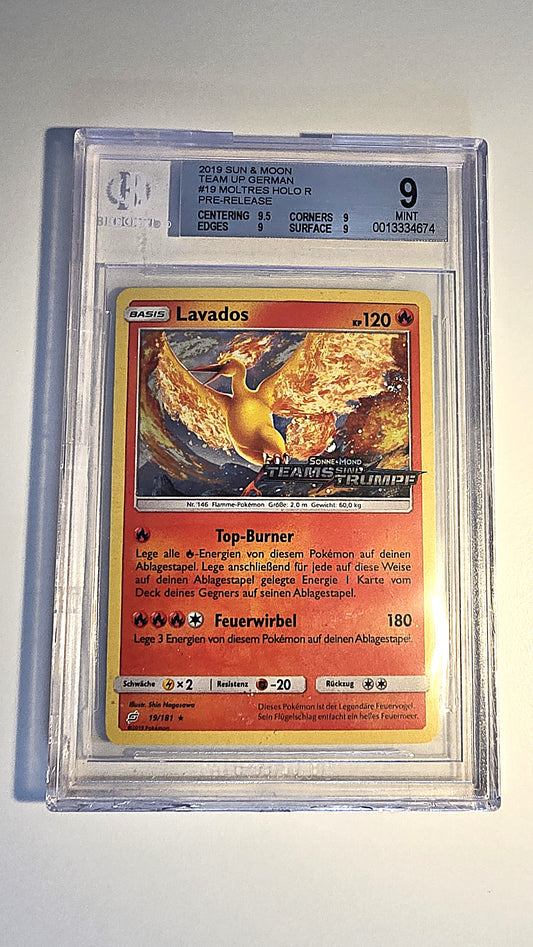 Lavados Holo Stamp Sonne & Mond Beckett 9 Deutsch