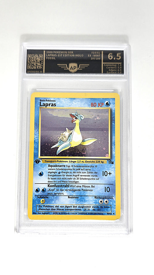 Lapras Holo First Edition AP 6,5 Deutsch
