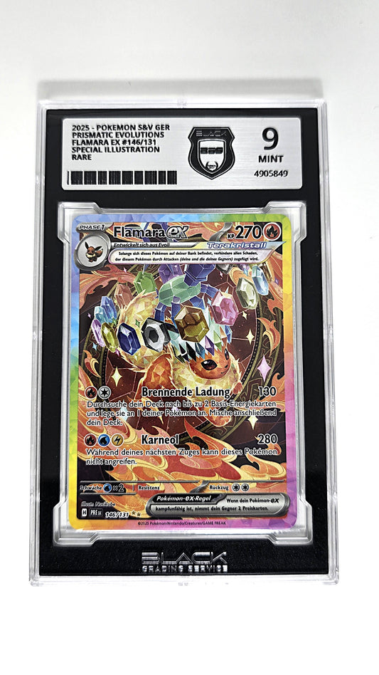 Flamara EX SAR Prismatische Entwicklungen BGS 9 Deutsch