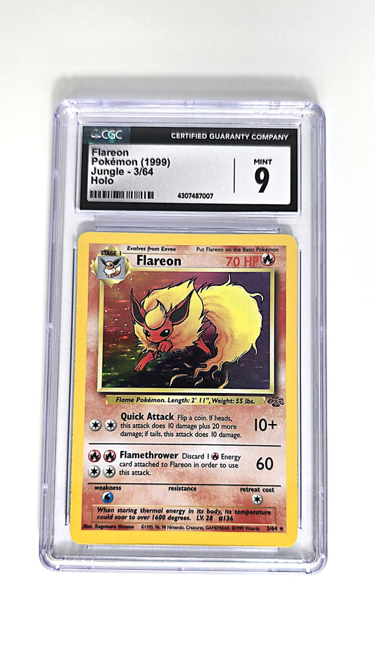 Flamara Holo Dschungel Set 1999 CGC 9 English
