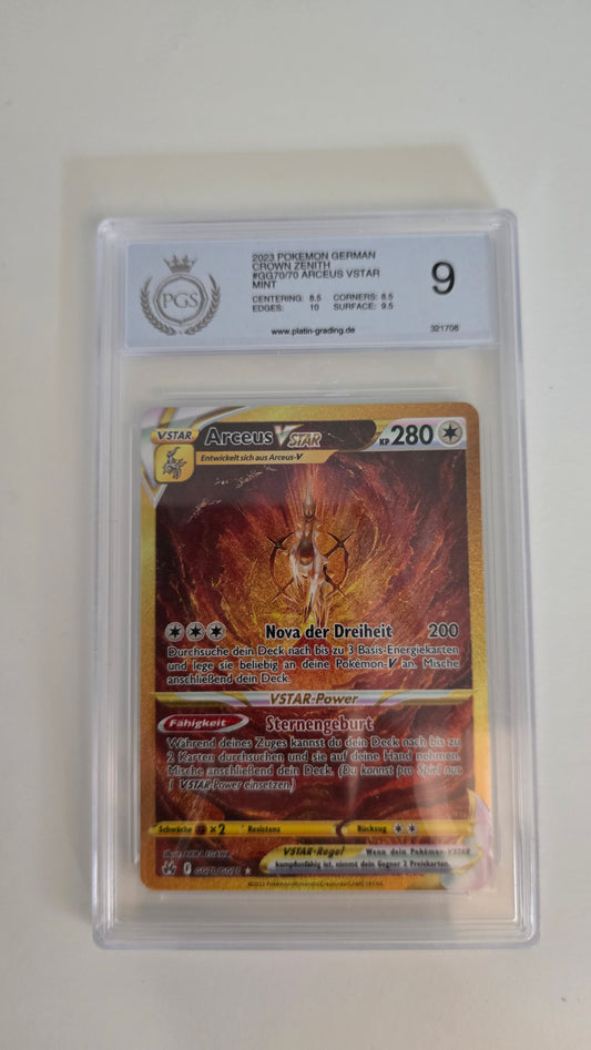 Arceus VStar Gold Zenit der Könige PGS 9