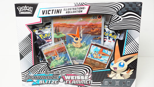 Pokémon Schwarze Blitze & Weiße Flammen - Victini Illustrations-Kollektion Deutsch
