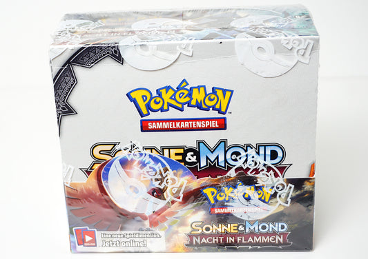 Pokemon Nacht in Flammen Display 36 Booster Sealed Deutsch